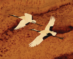 inlay---flying-cranes_8009832801_o